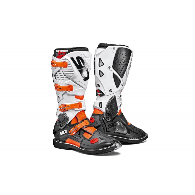 SIDI buty Crossfire 3 pomarańczowo biało czarne
