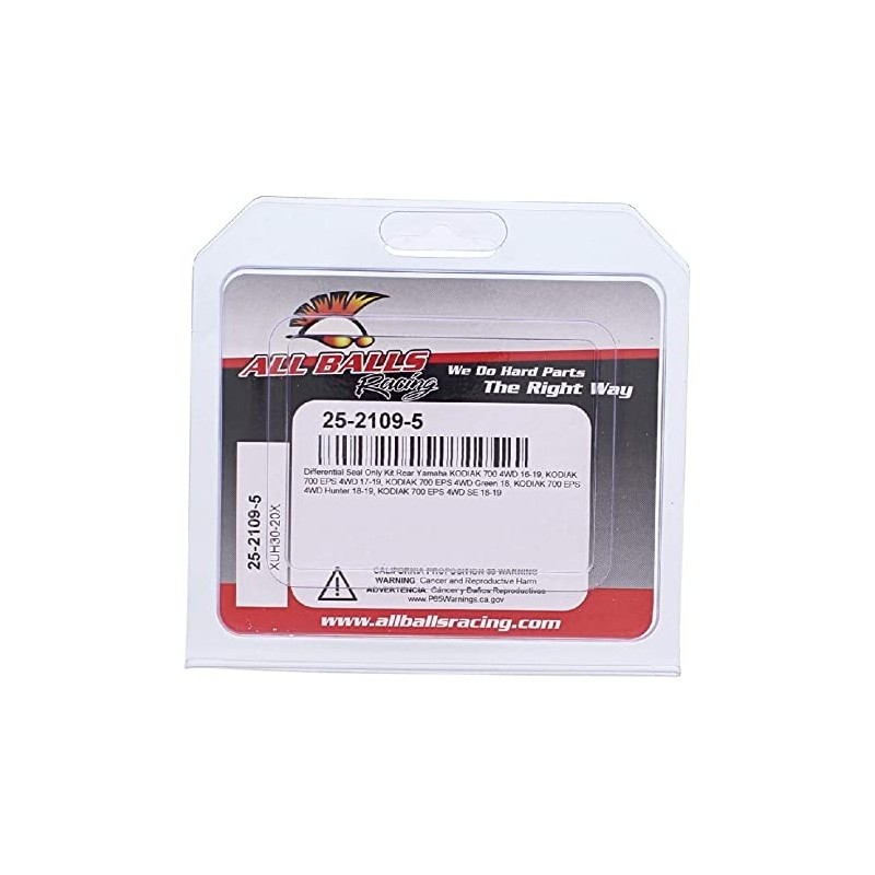 All Balls Uszczelniacze Dyferencjału Tylnego Yamaha Kodiak 700 16-18