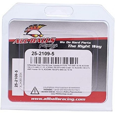 All Balls Uszczelniacze Dyferencjału Tylnego Yamaha Kodiak 700 16-18