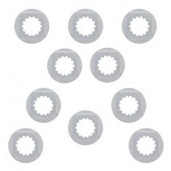 All Balls Podkładka (Zabezpieczenie) Nakrętki Zębatki Zdawczej Yamaha Yz85 '02-'12, Yz125 '87-'04 (10 Sztuk)