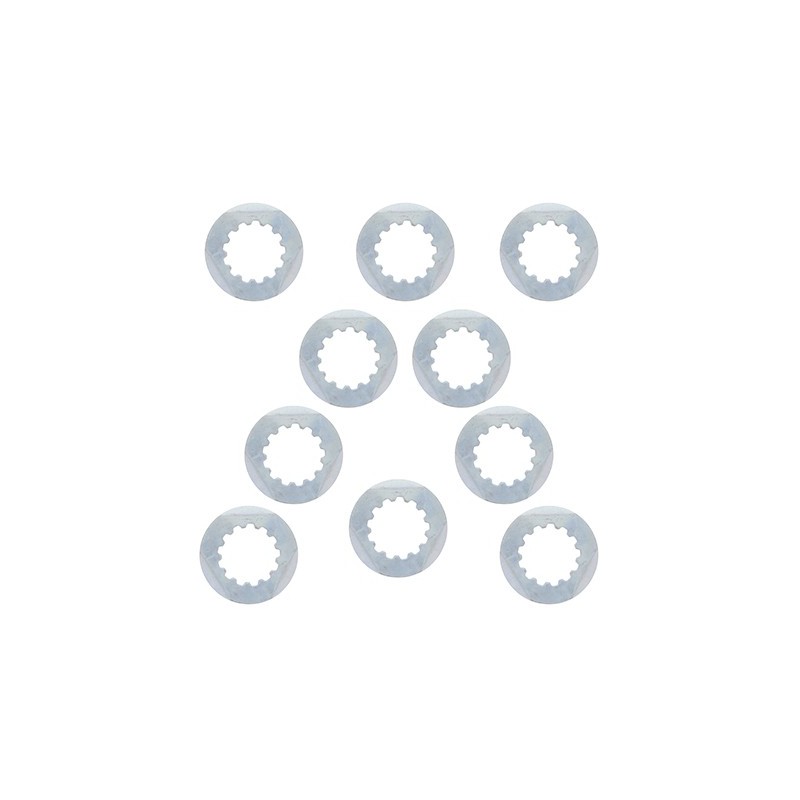 All Balls Podkładka (Zabezpieczenie) Nakrętki Zębatki Zdawczej Yamaha Yzf400/426/450 '98-'12, Yz250 '99-'12 (10 Sztuk)