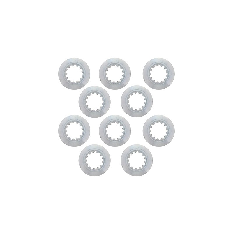 All Balls Podkładka (Zabezpieczenie) Nakrętki Zębatki Zdawczej Kawasaki Kxf450 '08-'10, Klr650 '97-'12, (10 Sztuk)