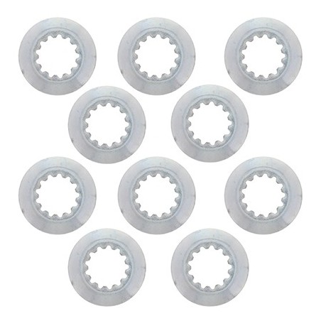 All Balls Podkładka (Zabezpieczenie) Nakrętki Zębatki Zdawczej Kawasaki Kxf450 '08-'10, Klr650 '97-'12, (10 Sztuk)