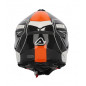 Acerbis Kask Steel Carbon Pomarańczowy Biały