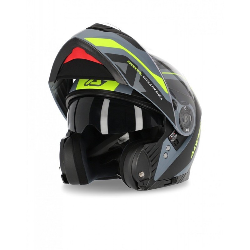 Acerbis Kask Modułowy Szczękowy Rederwel żółty