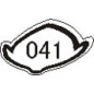 Ufo Błotnik Tył Honda Cr 125 '91-'92, Cr 250 '90-'91, Cr 500 '90-'01 Kolor Biały