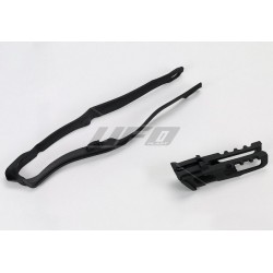 Ufo Komplet Ślizg (Ho04663) + Prowadnica (Ho04662) Honda Crf 250 '04-'17, Kolor Czarny