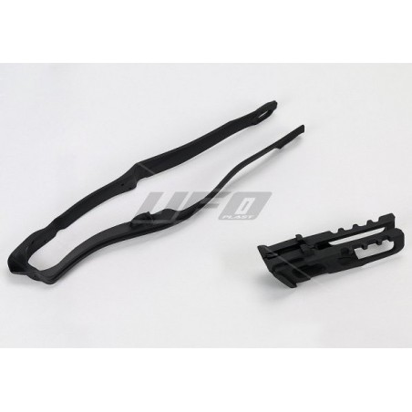 Ufo Komplet Ślizg (Ho04663) + Prowadnica (Ho04662) Honda Crf 250 '04-'17, Kolor Czarny