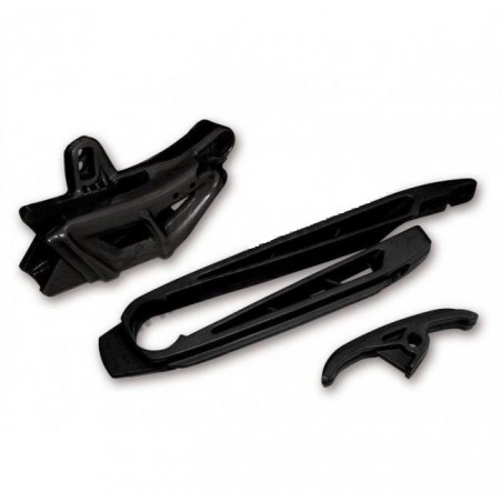 Ufo Komplet Ślizg (Kt03069) + Prowadnica (Kt03068) Ktm Sx/Sxf '97-'06, Exc/Exc-F '97-'07 Kolor Czarny
