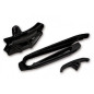Ufo Komplet Ślizg (Kt03069) + Prowadnica (Kt03068) Ktm Sx/Sxf '97-'06, Exc/Exc-F '97-'07 Kolor Czarny