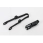 Ufo Komplet Ślizg + Prowadnica ŁańCucha Kawasaki Kxf 250 '09-16, Kxf 450 '09-15, Kolor Czarny