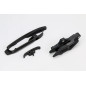 Ufo Komplet Slizg + Prowadnica ŁańCucha Ktm Sx 125/150/250, Sx-F 250/350/450 '11-15, Sx 250 '16, Kolor Czarny