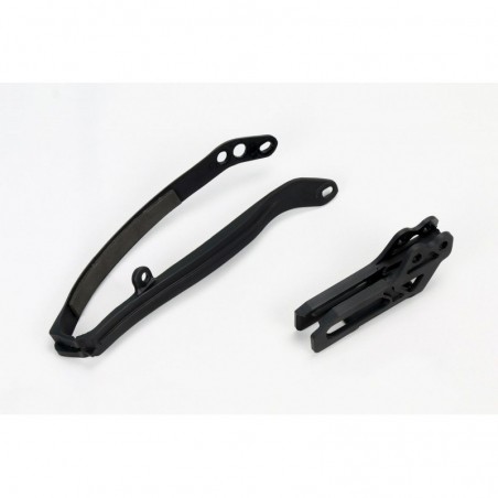 Ufo Komplet Ślizg + Prowadnica ŁańCucha Yamaha Yz 125/250 '09-14, Yzf/Wrf 250/450 '09-21, Kolor Czarny