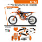 Ufo 2022/06 Komplet Naklejek (Oklein) Ktm Sx/Sxf 125/150/250/350/450 '19-'22 Stokes Kolor Pomarańczowy