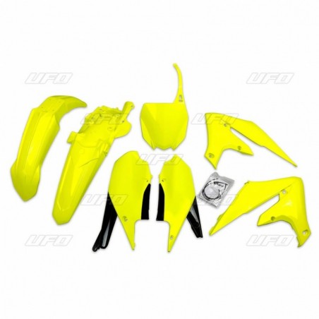 Ufo Komplet Plastików Yamaha Yzf 250 '19-'22, Yzf 450 '18-'22 Kolor Żółty Fluo (Ya321Dflu)
