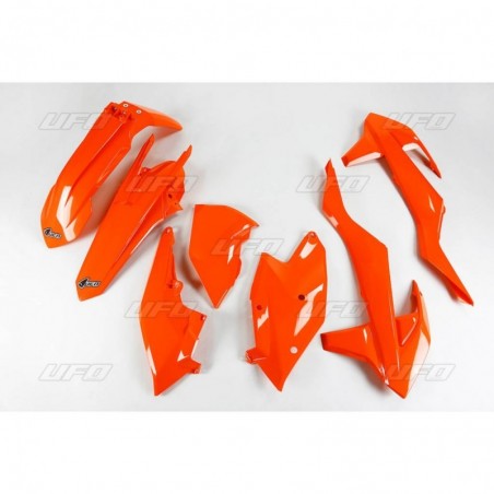 Ufo Komplet Plastików Ktm Exc/Exc-F '17-'19 Kolor Pomarańczowy Fluo