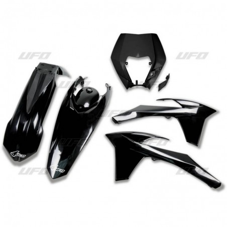 Ufo Komplet Plastików Ktm Exc/Exc-F '12-'13 Kolor Czarny (Kt521E001)