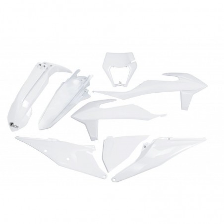 Ufo Komplet Plastików Ktm Exc 125 '20-'21, Exc/Excf(Exc-F) 150/250/300/350/450/500 '20-'23 Z Osłoną Lampy