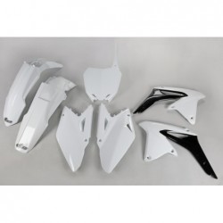 Ufo Komplet Plastików Suzuki Rmz 450 '08-17 Kolor Biały (Su409E041) Zastępuje Sukit410041
