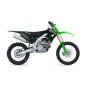 Ufo Komplet Plastików Kawasaki Kxf 250 '21, Kxf 450 '19-21 Kolor Czarny / Zielony ( W Zestawie Osłony Teleskopów Oraz Naklejki )