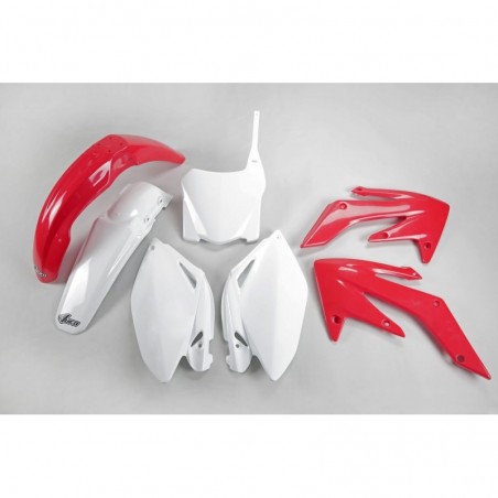 Ufo Komplet Plastików Honda Crf 250R '08-09, Kolor Oem '09 (Czerwony/Biały)