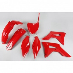 Ufo Komplet Plastików Honda Crf 250R '18-21, Crf 450R '17-20, Kolor Czerwony