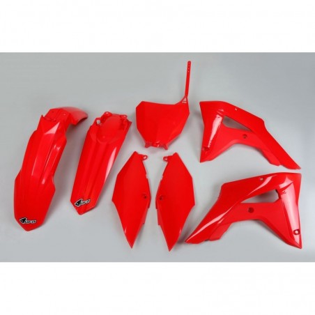 Ufo Komplet Plastików Honda Crf 250Rx '19-21, Crf 450Rx '17-20, Kolor Czerwony