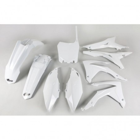 Ufo Komplet Plastików Honda Crf 250R '14-17, Crf 450R '13-16 Z Pokrywą Filtra Powietrza Kolor Biały