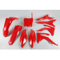 Ufo Komplet Plastików Honda Crf 250R '14-17, Crf 450R '13-16 Z Pokrywą Filtra Powietrza Kolor Czerwony
