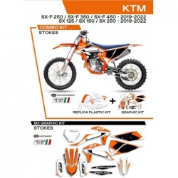 Ufo 2022/06 Komplet Plastików Plus Komplet Naklejek (Oklein) Ktm Sx/Sxf 125/150/250/350/450 '19-'22