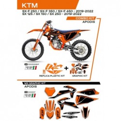 Ufo 2022/06 Komplet Plastików Plus Komplet Naklejek (Oklein) Ktm Sx/Sxf 125/150/250/350/450 '19-'22