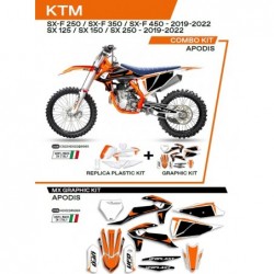 Ufo 2022/06 Komplet Plastików Plus Komplet Naklejek (Oklein) Ktm Sx/Sxf 125/150/250/350/450 '19-'22