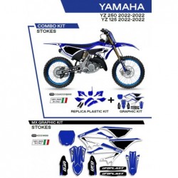 Ufo 2022/06 Komplet Plastików Plus Komplet Naklejek (Oklein) Yamaha Yz 125/250 '22