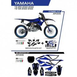 Ufo 2022/06 Komplet Plastików Plus Komplet Naklejek (Oklein) Yamaha Yz 125/250 '22
