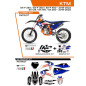 Ufo 2022/06 Komplet Plastików Plus Komplet Naklejek (Oklein) Ktm Sx/Sxf 125/150/250/350/450 '19-'22