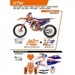 Ufo 2022/06 Komplet Plastików Plus Komplet Naklejek (Oklein) Ktm Sx/Sxf 125/150/250/350/450 '19-'22