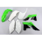 Ufo 2022/11 Komplet Plastików Kawasaki Kxf 250 '13-'16 Kolor Oem '14-15 (Zielony/Biały/Czarny) (Ka221E999)