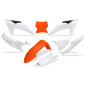 Ufo 2022/11 Komplet Plastików Ktm Sx/Sxf(Sx-F) 125/250/300/350/450F 2023 Kolor Oem Pomarańczowy/Biały
