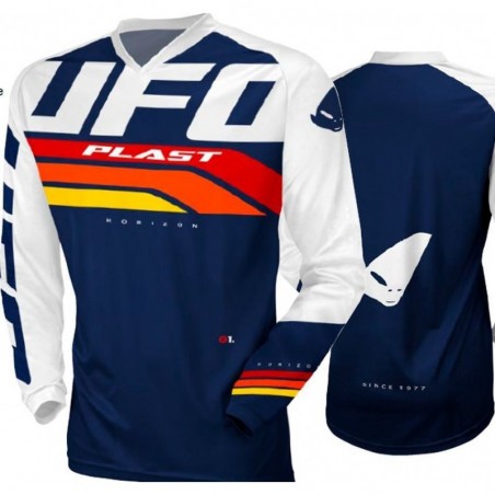 Ufo 2022/10 Koszulka Horizon Jersey Cross Kolor Niebieski Biały Rozmiar Xl Ufo Kolekcja 2023