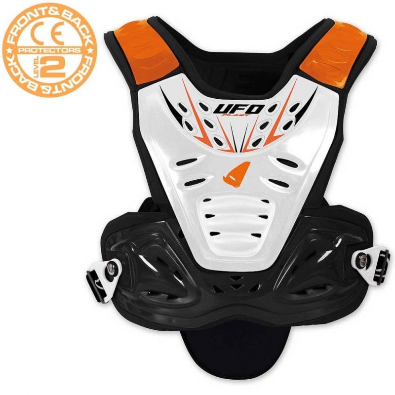 Ufo Osłona Klatki Piersiowej Valkyrie 2 Evo Boy Bez Ramion Długa Kolor Czarny/Żółty Fluo (Ce Level 2)