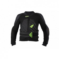 Ufo Osłona Klatki Piersiowej, Zbroja Ultralight Evo Bodyguard Kids/Junior Kolor Czarny/Zielony Fluo Rozmiar L (Dziecięca)