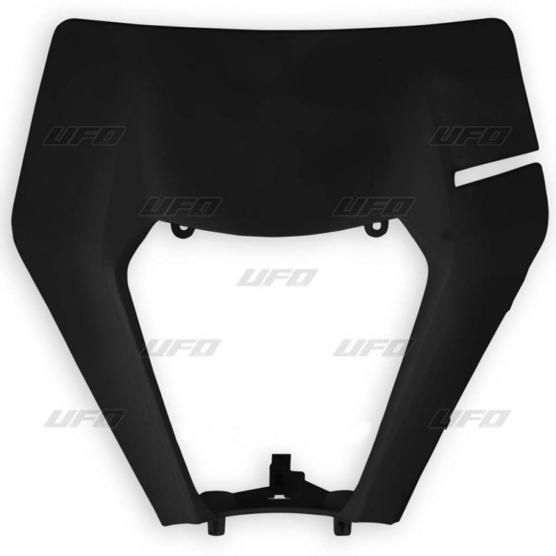 Ufo Osłona Lampy Przód Ktm Exc/Excf 17-19 Kolor Czarny (Wzór Oem)