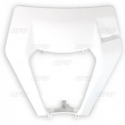 Ufo Osłona Lampy Przód Ktm Exc/Excf 17-19 Kolor Biały (Wzór Oem)