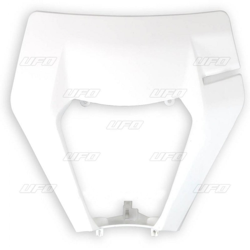 Ufo Osłona Lampy Przód Ktm Exc/Excf 17-19 Kolor Biały (Wzór Oem)