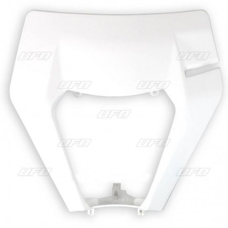 Ufo Osłona Lampy Przód Ktm Exc/Excf 17-19 Kolor Biały (Wzór Oem)