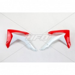 Ufo Osłony Chłodnicy Honda Crf 250R '14-'17, Crf 450R '13-'16, Kolor Oem (Biały/Czerwony)