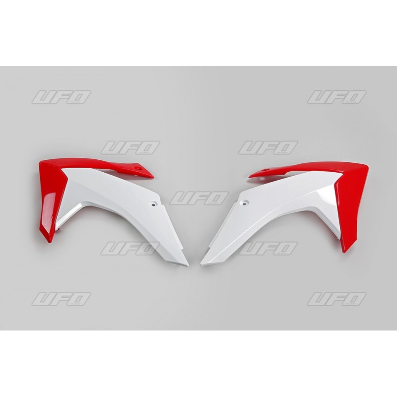 Ufo Osłony Chłodnicy Honda Crf 230 15-21, Kolor Oem (Biały/Czerwony)