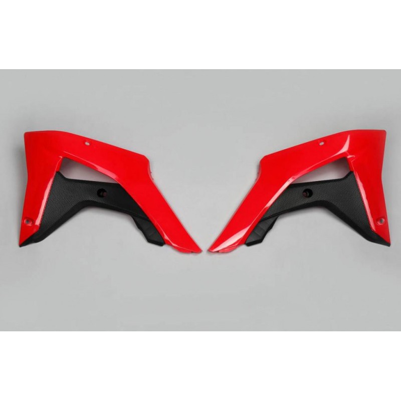 Ufo Osłony Chłodnicy Honda Crf 250R '18, Crf 450Rx '17-'18 Kolor Oem (Czerwony/Czarny)