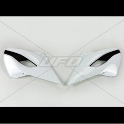 Ufo Osłony Chłodnicy Husqvarna Te/Fe/Tc/Fc 125/250/300/350/450/501 '14-'15, Te/Fe '15 Kolor Biały/Czarny
