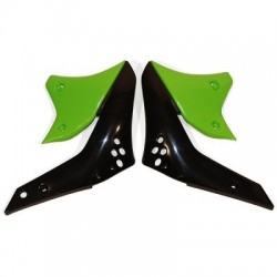 Ufo Osłony Chłodnicy Kawasaki Kxf 250 '06 Kolor Czarny/Zielony